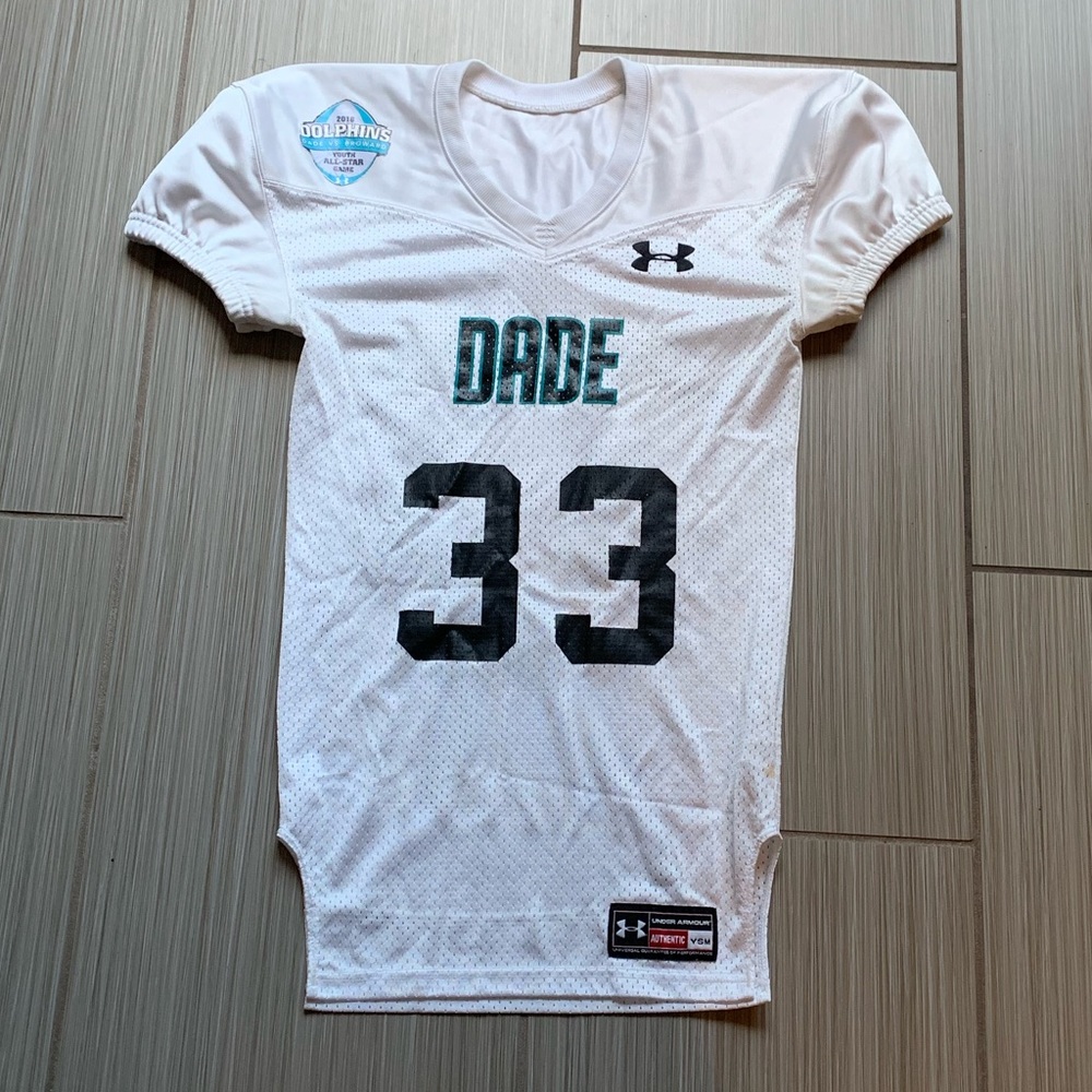 under armour Dade VS. Broward 33 Dolphins Jersey